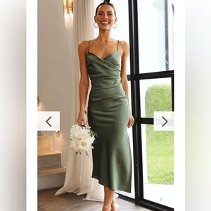 Monte Midi Dress - Olive from Billy J